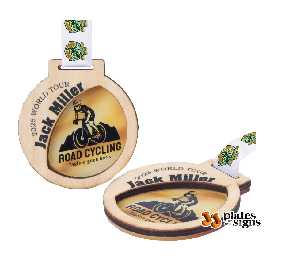 3D Medal Round Clam