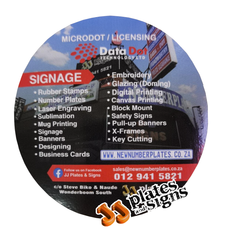 License Disk Sticker