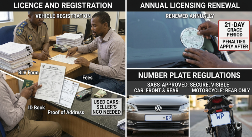 Licence and registration