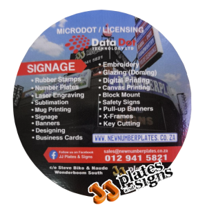 License Disk Sticker