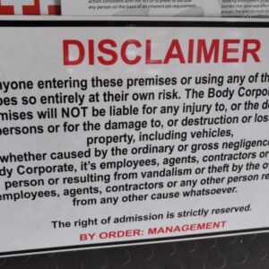 Disclaimer (Rectangular)