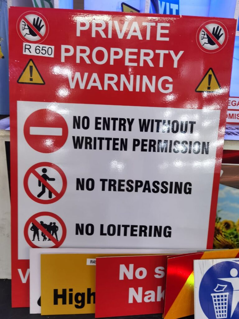 Private Property Board A1 Number Plates Order Online (South Africa