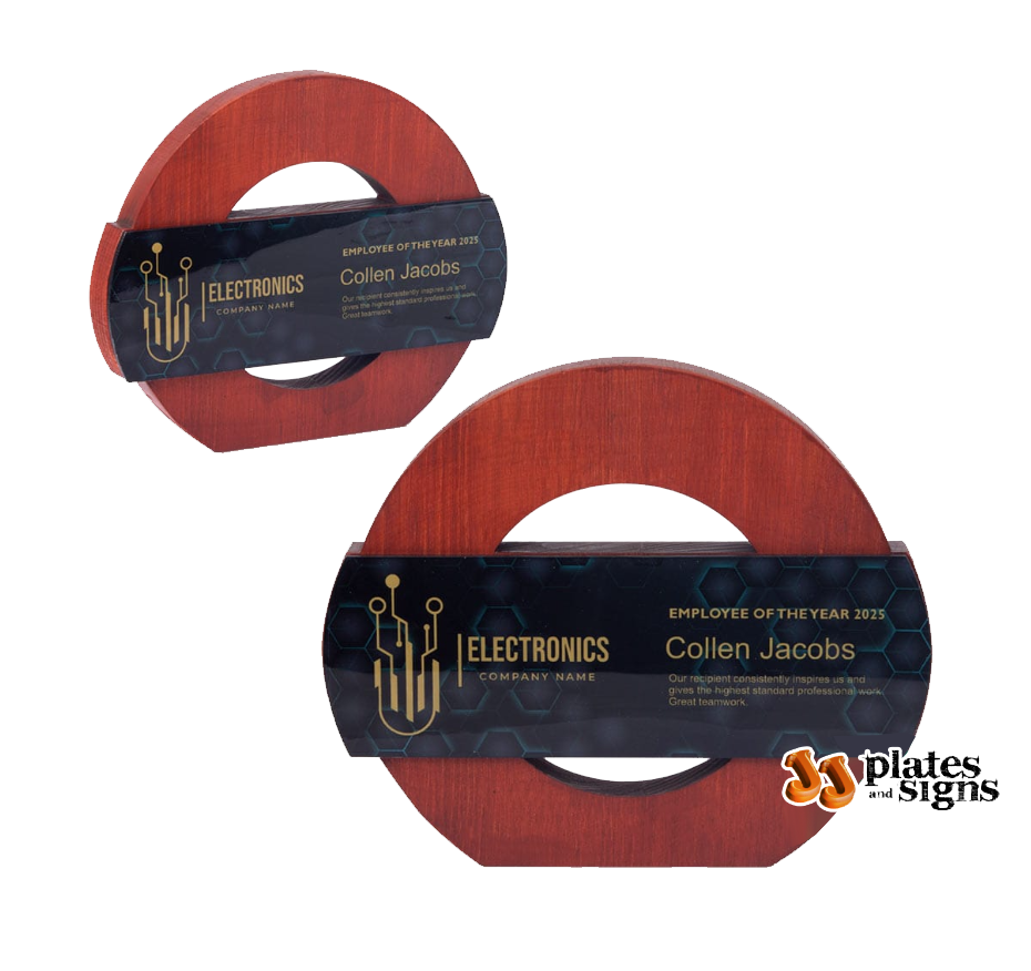 3D Sublimation Trophy Dot Dash