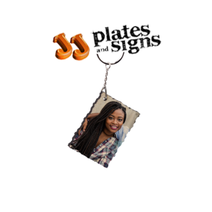 Keyring Bamboo Rect SS-10