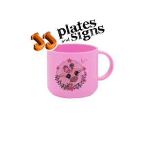 Polymer Kids Mugs Pink Blue or White