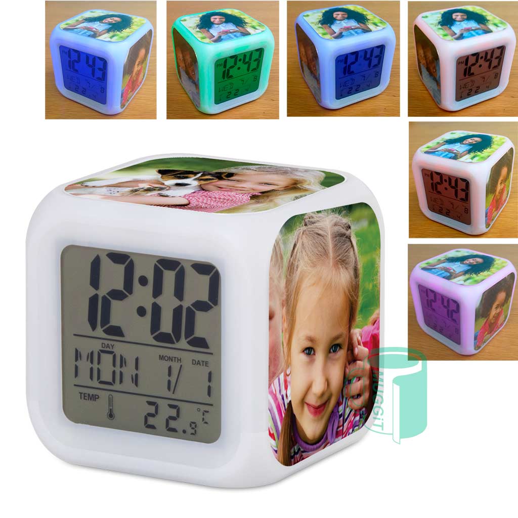 Clock Digital Cube